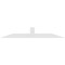 Ekena Millwork Portland Architectural Grade PVC Gable Bracket, 60"W x 10"H x 2"D x 4"F, 4/12 Pitch GBP060X10X0204POR00 - alternate 2